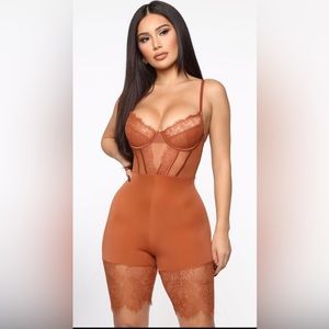 Baby Girl Romper - Copper
